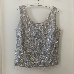 1960s Beaded Tank